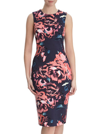 Gallery Scuba Flower Dress